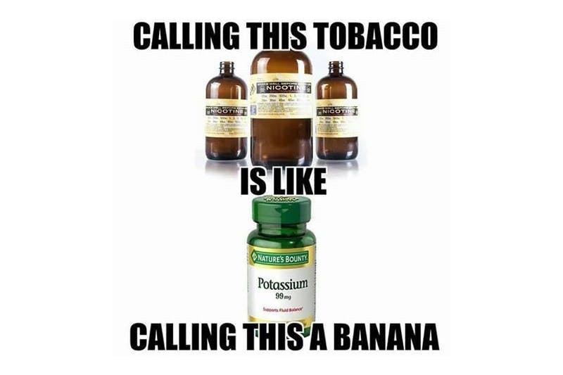 calling this tobacco vape meme