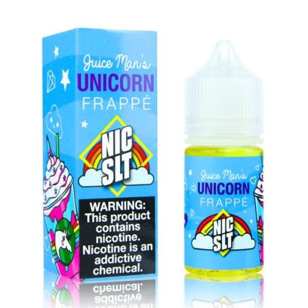 juice man nic slt unicorn frappe 30ml nic salt vape juice