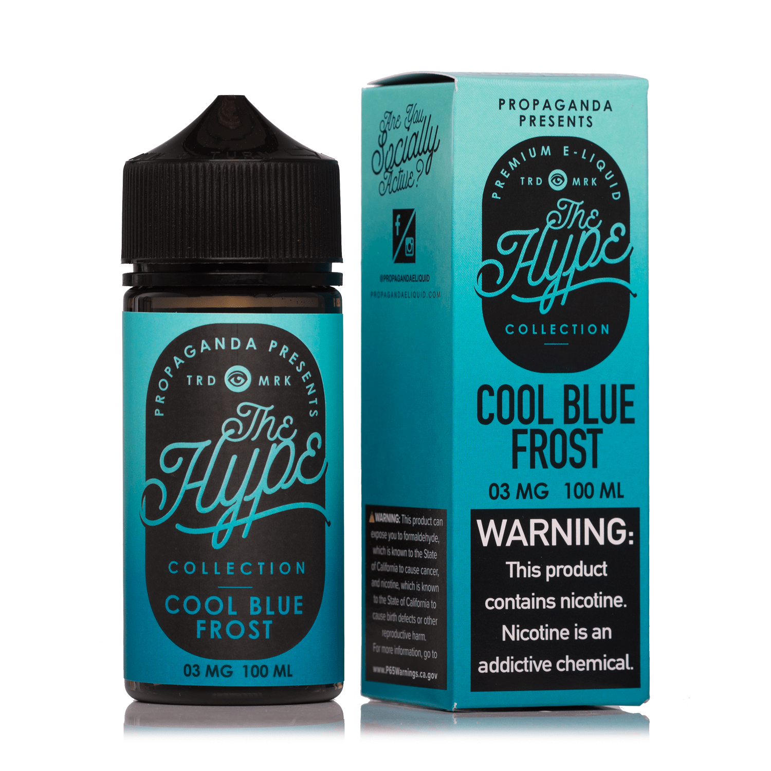 The Hype Cool Blue Frost 100ml Vape Juice