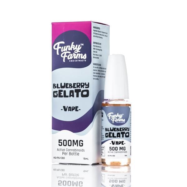 Funky Farms CBD Vape Juice – Blueberry Gelato