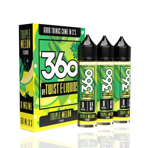 360 by Twist E-Liquids Triple Melon 3x60ml Vape Juice