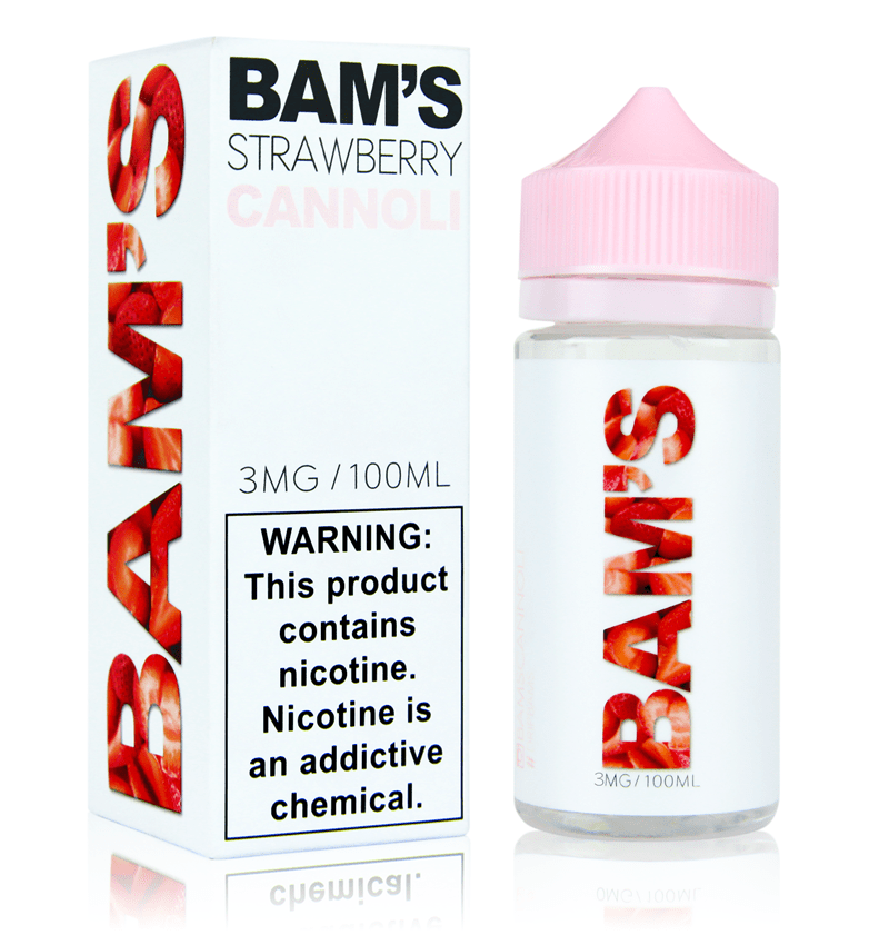 Bam's Strawberry Cannoli 100ml Vape Juice
