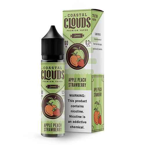 Coastal Clouds Sweets Apple Peach Strawberry 60ml Vape Juice