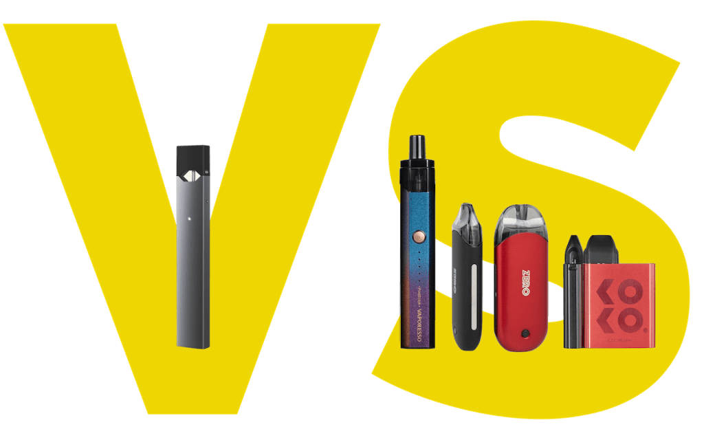 7 Best JUUL Aletrantives For 2024: JUUL VS Top Pod Vapes Compared ⚖️