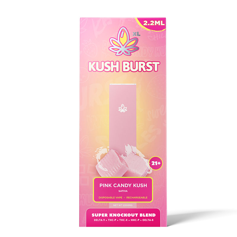 THC Vape Pen – Super Knockout 2.2ml THC Disposable – Pink Candy Kush