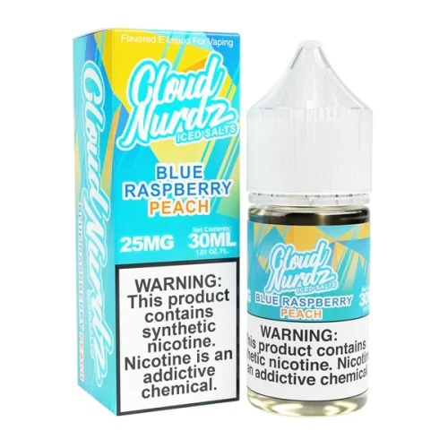 Blue Raspberry Lemon 30ml Synthetic Nic Salt Vape Juice – Cloud Nurdz