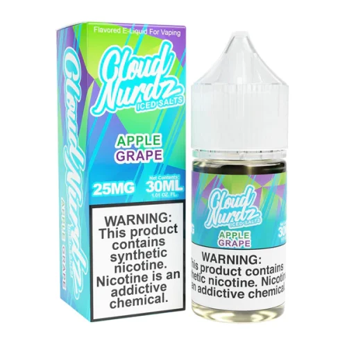Grape Apple Iced 30ml TF Nic Salt Vape Juice – Cloud Nurdz