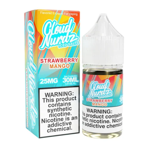 Strawberry Mango Iced 30ml TF Nic Salt Vape Juice – Cloud Nurdz