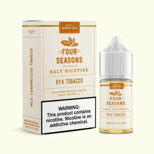 Four Seasons E-Liquids RY4 Tobacco 30ml Nic Salt Vape Juice