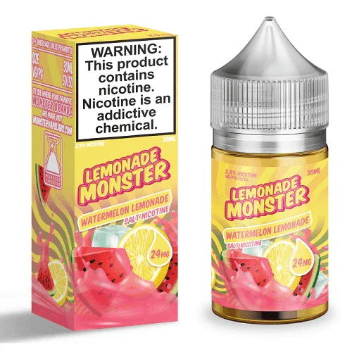 Watermelon Lemonade 30ml Nic Salt Vape Juice – Lemonade Monster