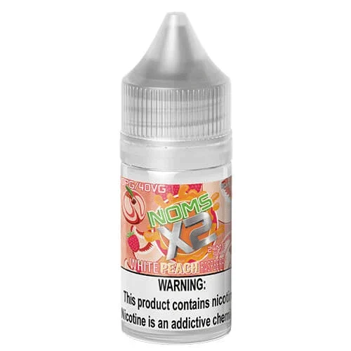 Noms X2 White Peach Raspberry 30ml Nic Salt Vape Juice