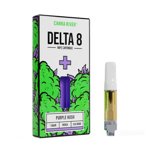 Canna River – Delta 8 Vape – Cartridge – Purple Kush – 1g
