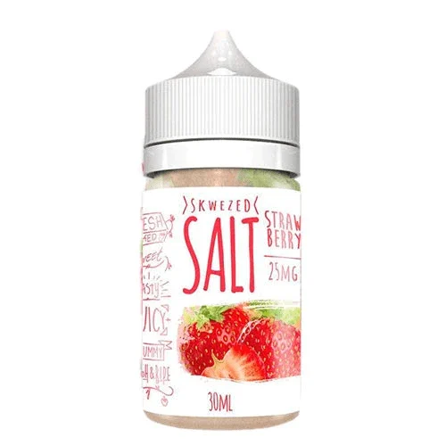 Strawberry 30ml Nic Salt Vape Juice – Skwezed