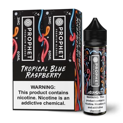 Stay Salty Twin Pack Tropical Blue Raspberry 2x60ml Vape Juice